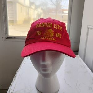 Kansas City Football Red Cap